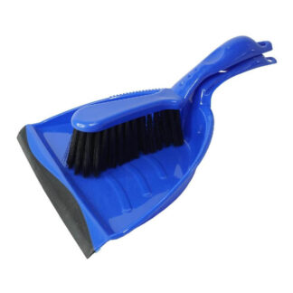 Dust pan & brush broom set photo