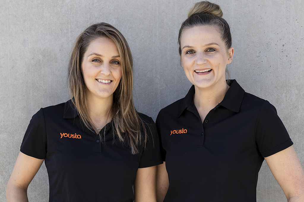 Photo of yousta Directors Sally Jooste (right) and Jill Muller (left)