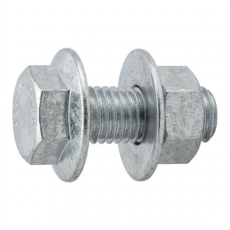 Purlin bolts - hex flange head w nuts - high tensile assembly - gal photo