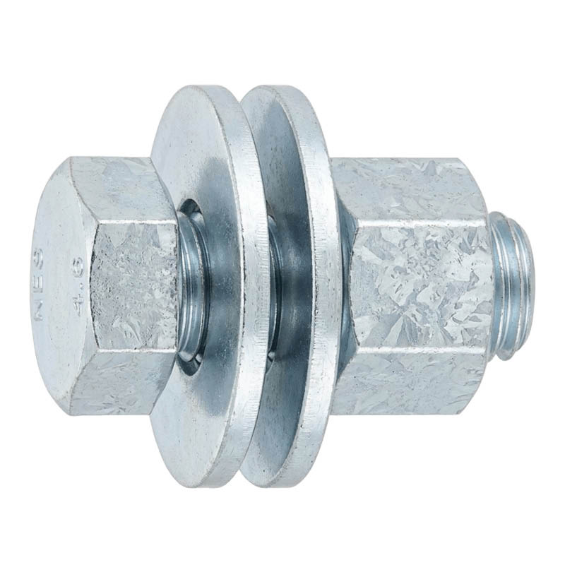 Purlin bolts - hex head - with nuts & washers - assembly - v2 photo